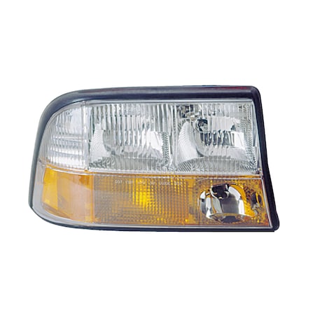 Eagle Eyes RH HEADLAMP ASSY COMPOSITE; W/O HID; W/FOG LAMPS; ENVOY 98-00 GM174-B001R